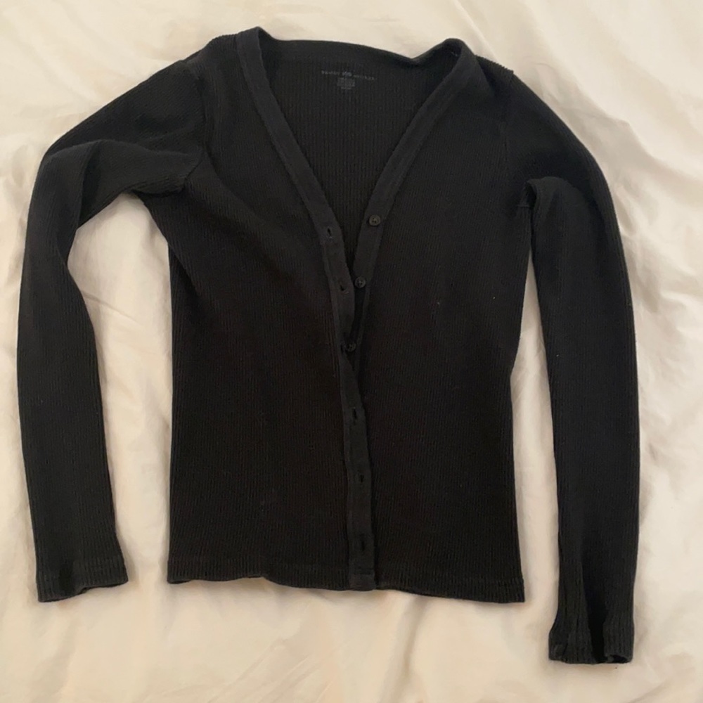 Brandy Melville fitted ribbed cardigan